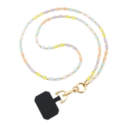FAIRPLAY Laccio Tracolla Cordino Phone Charms 120 cm (perle colorate)