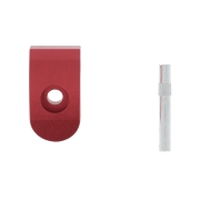 Gancio di bloccaggio Rinforzato per meccanismo di snodo Xiaomi M365/Pro, 2/1s/ Essential (Rosso)
