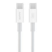 FAIRPLAY Câble 60W USB-C vers USB-C 1m (Blanc)