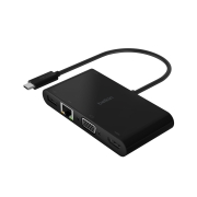 BELKIN Adattatore USB-C Multimedia + Ricarica (GBE,HDMI,VGA,USB-A) 100W
