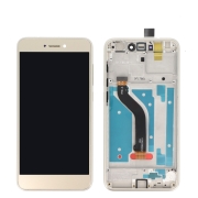 Display Completo Oro Huawei P8 Lite 2017 (Con Frame)
