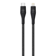 BELKIN Cavo USB-C a Lightning Intrecciato DuraTek™ MFi 1,2m (Nero)