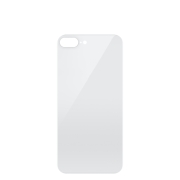 Vetro Scocca Posteriore Argento iPhone 8 Plus (Big Hole)
