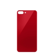 Vetro Scocca Posteriore Rosso iPhone 8 Plus (Big Hole)