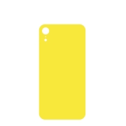 Vetro Scocca Posteriore Giallo iPhone XR (Large Hole)