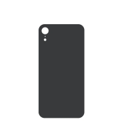 Vetro Scocca Posteriore Nero iPhone XR (Large Hole)