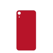 Vetro Scocca Posteriore Rosso iPhone XR (Large Hole)