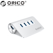 ORICO Hub in Alluminio 4x porte USB 3.0 (Argento)