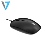 V7 Mouse Ottico Filaire Compatto (Nero)